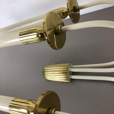 Brass Wall Lights from United Workshop Munich, Germany, 1950s, Set of 2-QZ-1052949