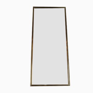 Brass Wall Mirror from Vereinigte Werkstätten München, 1950s-FGF-1017690