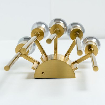 Brass Wall Sconce in style of Sciolari, 1970s-VDW-2044196