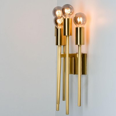 Brass Wall Sconce in style of Sciolari, 1970s-VDW-2044196