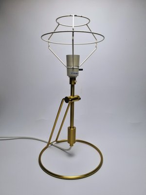 Brass Wall / Table Lamp Model 305 by Christian Hvidt for Le Klint, 1970s-SHD-1803178