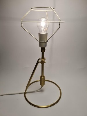 Brass Wall / Table Lamp Model 305 by Christian Hvidt for Le Klint, 1970s-SHD-1803178