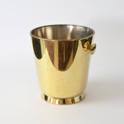 Brass Wine Cooler from PM Italy, 1960s-IXK-1343688