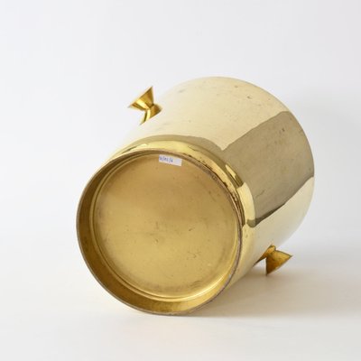 Brass Wine Cooler from PM Italy, 1960s-IXK-1343688