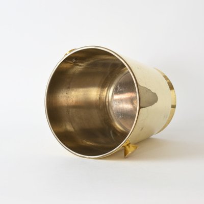 Brass Wine Cooler from PM Italy, 1960s-IXK-1343688