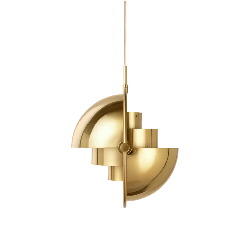 Multi-Lite Pendant Lamp by Gubi #Large/Shiny Brass/Brass