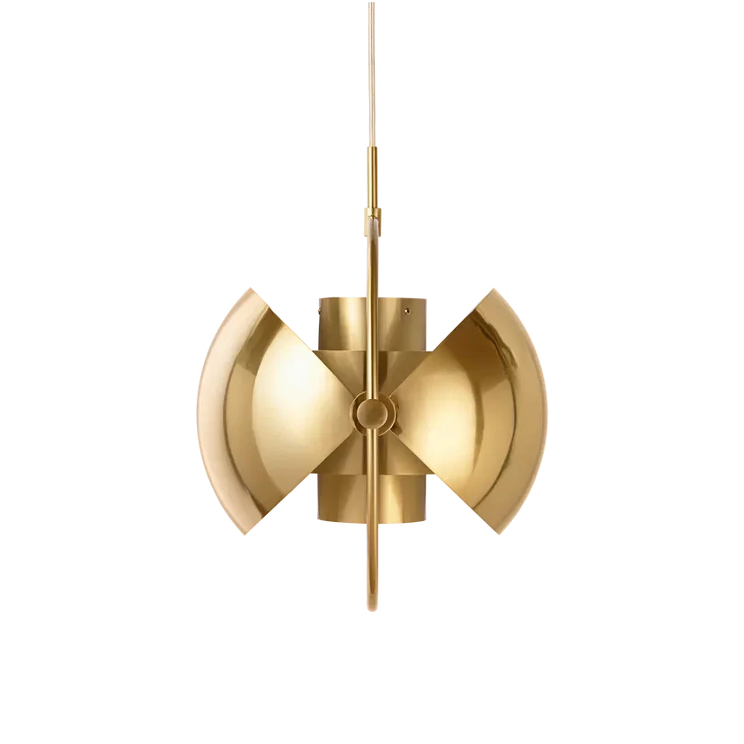 Multi-Lite Pendant Lamp by Gubi #Large/Shiny Brass/Brass