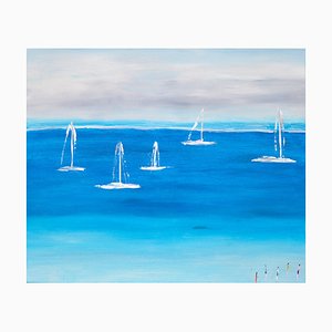 Bridg', Ocean, 21st Century, Oil Painting-QNR-1355066