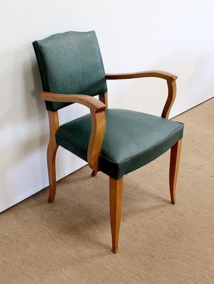 Bridge Armchairs in Natural Beech, 1950s, Set of 2-RVK-978439