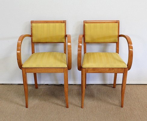 Bridge Armchairs in Solid Beech, 1950s or 1960s, Set of 2-RVK-985016