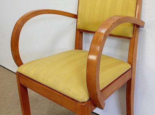 Bridge Armchairs in Solid Beech, 1950s or 1960s, Set of 2-RVK-985016