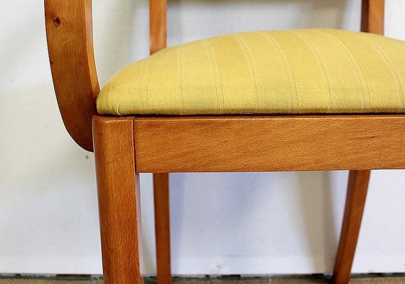 Bridge Armchairs in Solid Beech, 1950s or 1960s, Set of 2-RVK-985016