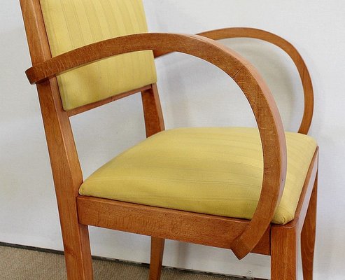 Bridge Armchairs in Solid Beech, 1950s or 1960s, Set of 2-RVK-985016