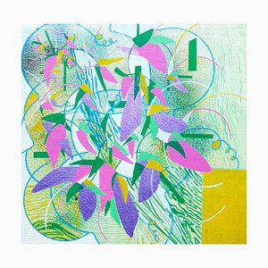 Brigitte Mathé, Bouquet Spring 2, 2021, Acrylic on Canvas-CHG-1326829