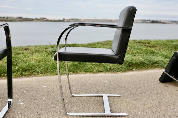 Brno Armchairs by Mies Van Der Rohe, 1980s, Set of 4-MAO-1806872