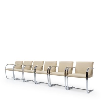 Brno Chairs by Ludwig Mies Van Der Rohe for Knoll, 1990s, Set of 6-TJQ-1794723