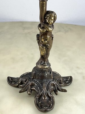 Bronze 5-Flame Candleholder, Italy, 1950s-YST-1755821