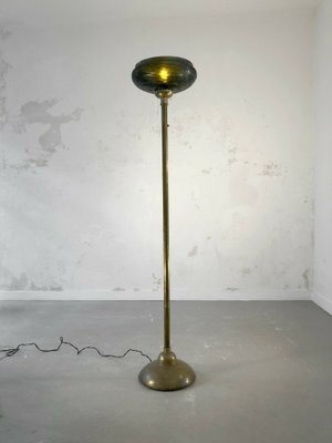 Bronze and Bohemian Glass Lamp from Pallme & Koenig, 1900s-NLF-1311939