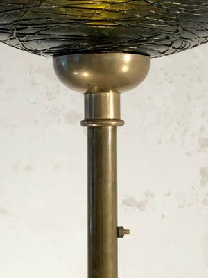 Bronze and Bohemian Glass Lamp from Pallme & Koenig, 1900s-NLF-1311939