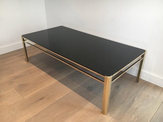 Bronze and Brass Coffee Table, France, 1970s-BA-900710