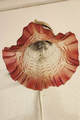 Bronze and Glass Sconce, Spain, 1950s-RGF-1268551