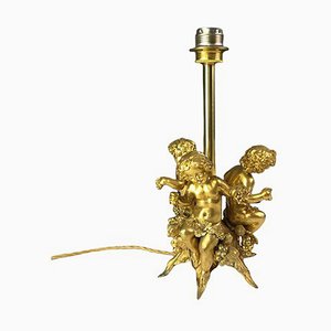 Bronze Bacchus Putti Table Lamp, 1900s-KDB-1293155