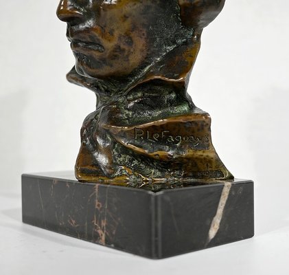 Bronze Beethoven Sculpture by P. Le Faguays, 1930s-RVK-1338946