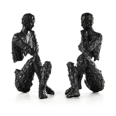 Bronze Bookends, Set of 2-NQ-1028792