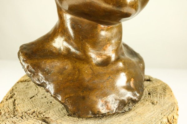 Bronze Boy Bust from Fonderia Artistica Walter Bagnoli Napoli-FUP-693346