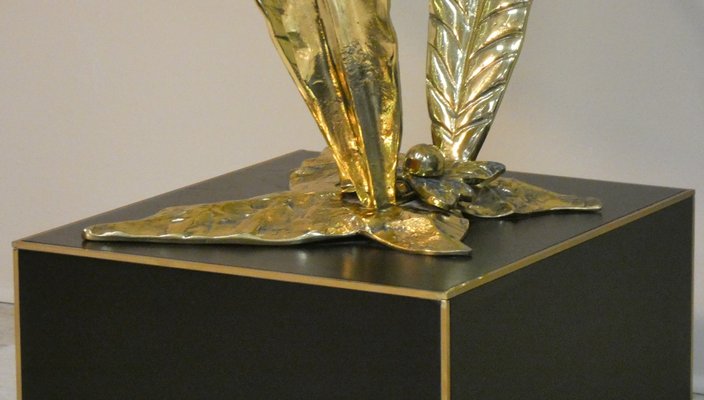 Bronze, Brass and Crystal Table by Gianni Versace for Versace Home, Italy, 1980s-ERB-2020083