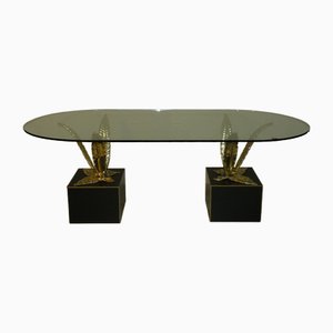 Bronze, Brass and Crystal Table by Gianni Versace for Versace Home, Italy, 1980s-ERB-2020083