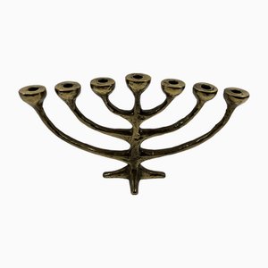 Bronze Candleholder Menorah by Harjes Metallkunst, 1960s-TU-2032192