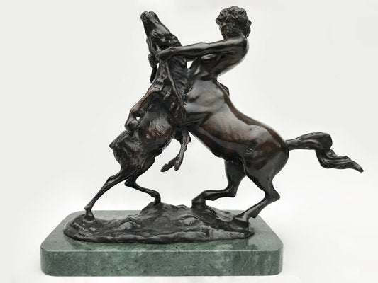 Bronze Centaur Fighting with Moose, 20th-Century-WIM-1100683