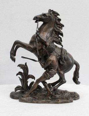 Bronze Cheval de Marly after G. Coustou, 19th Century-RVK-1029333