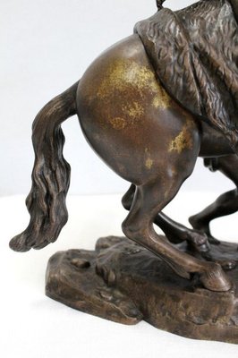 Bronze Cheval de Marly after G. Coustou, 19th Century-RVK-1029333