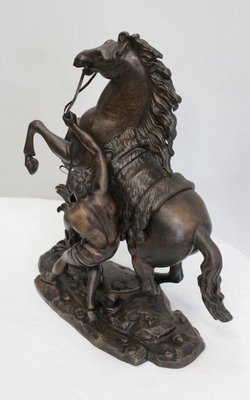 Bronze Cheval de Marly after G. Coustou, 19th Century-RVK-1029333