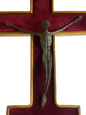 Bronze Christ Crucifix, 1950s-GKB-837215