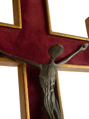 Bronze Christ Crucifix, 1950s-GKB-837215