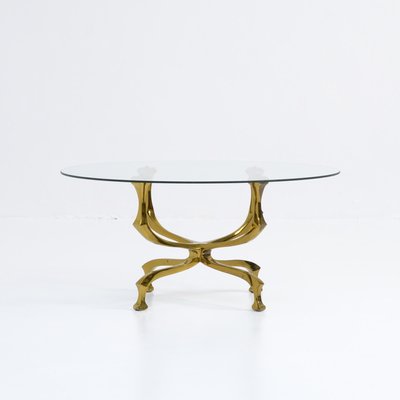 Bronze Coffee Table by Willy Daro, 1970s-VT-639810