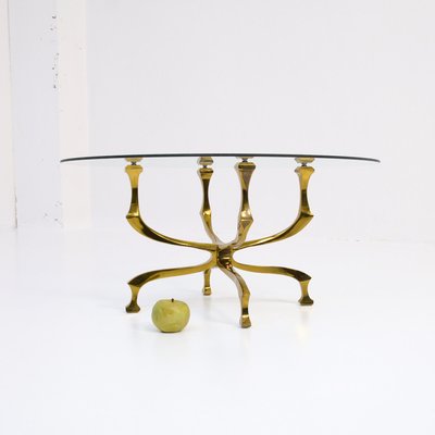 Bronze Coffee Table by Willy Daro, 1970s-VT-639810