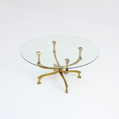 Bronze Coffee Table by Willy Daro, 1970s-VT-639810