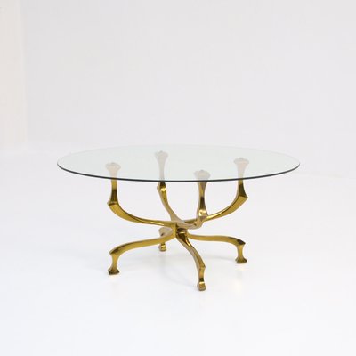 Bronze Coffee Table by Willy Daro, 1970s-VT-639810