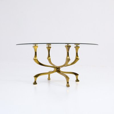 Bronze Coffee Table by Willy Daro, 1970s-VT-639810