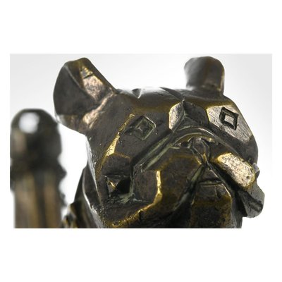 Bronze Dog Mascot Sculpture-NQ-624795