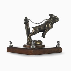 Bronze Dog Mascot Sculpture-NQ-624795