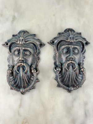 Bronze Door Knockers, Italy, 1980s, Set of 2-YST-1755751