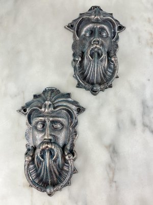 Bronze Door Knockers, Italy, 1980s, Set of 2-YST-1755751