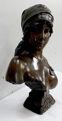 Bronze, Fille de Bohème, E. Villanis-RVK-912082