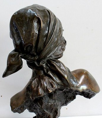 Bronze, Fille de Bohème, E. Villanis-RVK-912082