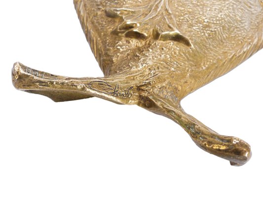 Bronze Fish Wall Sculpture by Chrystiane Charles for Maison Charles, 1970-DQG-1808062